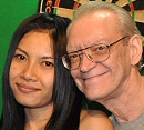 Right - Stefan Lord with Ned from Silver Dollar Bar : Sukhumvit Soi 22 Bangkok Thailand