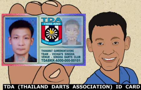 TDA ID Cards for all Darts Players in Thailand - Get yours now