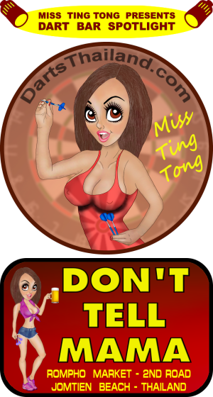 13_darts_cartoon_miss_ting_tong_reporter_pattaya_jomtien_bkk