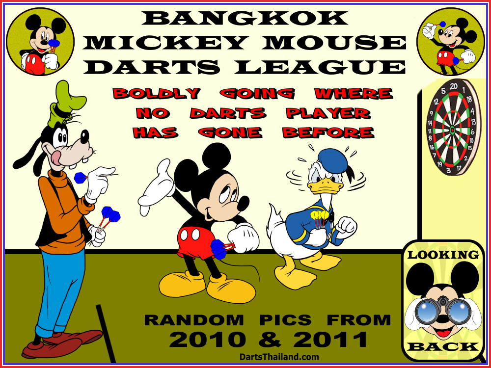 BKK Mickey Mouse Darts League by Johnny DartsThailand