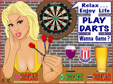 Enjoy Life - Play Darts - Darts Thailand Photo