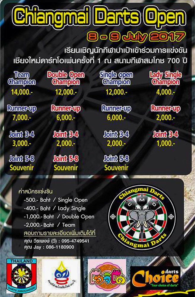 DARTS THAILAND UPDATE by Johnny DartsThailand