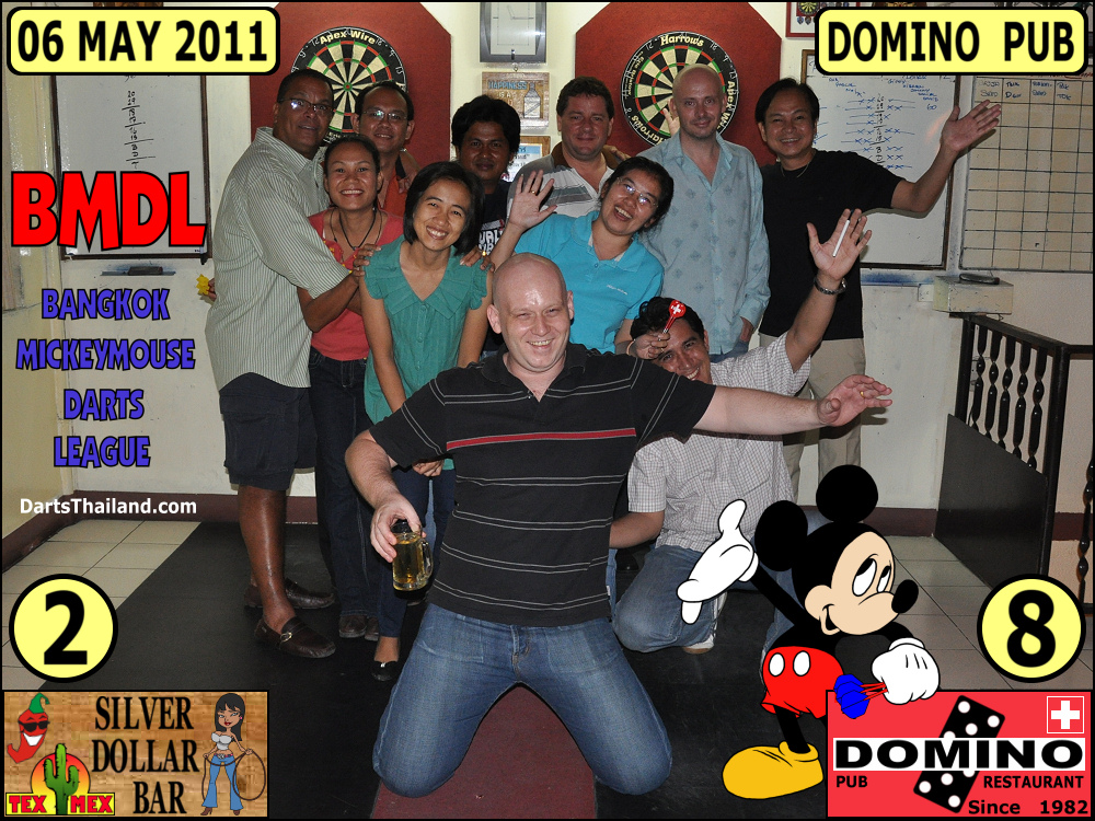BKK Mickey Mouse Darts League by Johnny DartsThailand