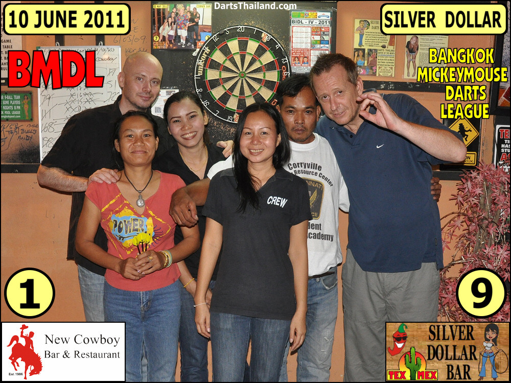 BKK Mickey Mouse Darts League by Johnny DartsThailand